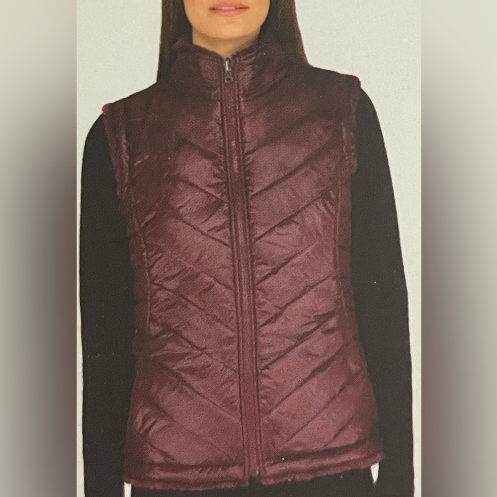 New Nicole Miller ladies reversible vest size medium